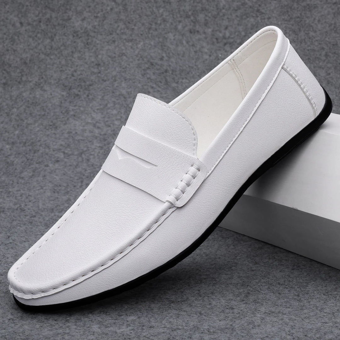 Traditionelle Italienske Læder Loafers