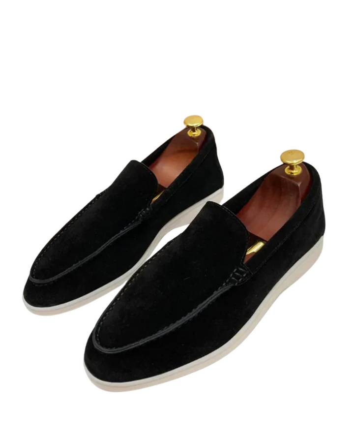 Klassiske Loafers i Ruskind