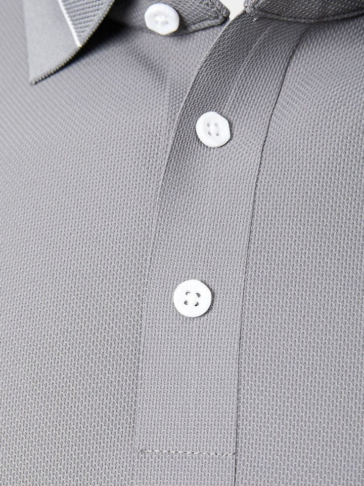 Klaus™ | Grå Stål Polo Shirt