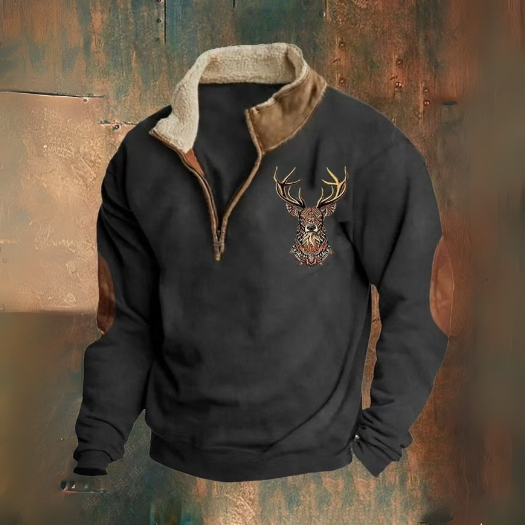 Laurent | Elegant sweater med lynlås