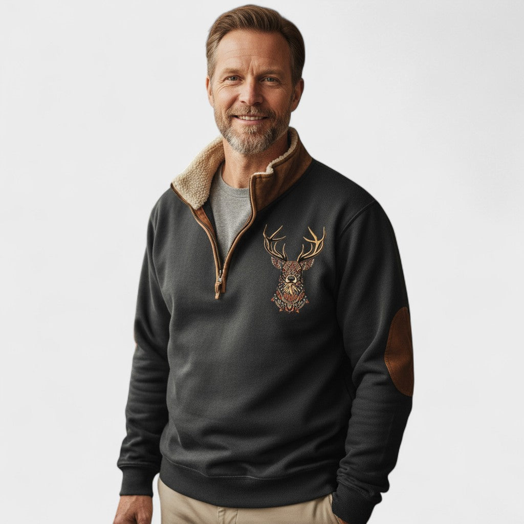 Laurent | Elegant sweater med lynlås