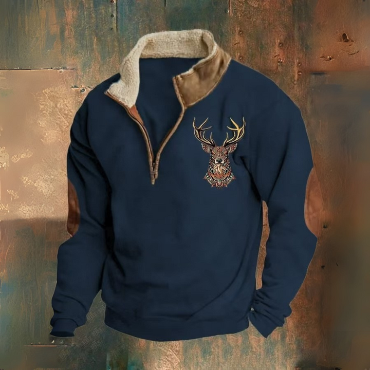 Laurent | Elegant sweater med lynlås