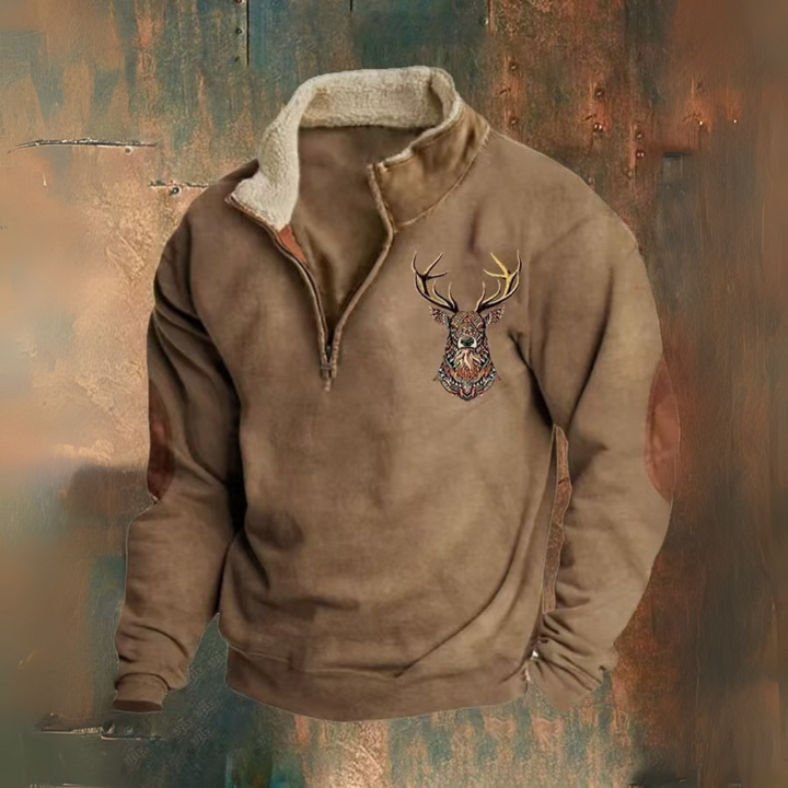 Laurent | Elegant sweater med lynlås