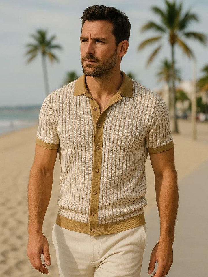 Laurits™ | Striped Knit Polo