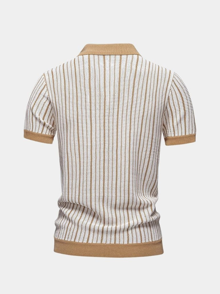 Laurits™ | Striped Knit Polo