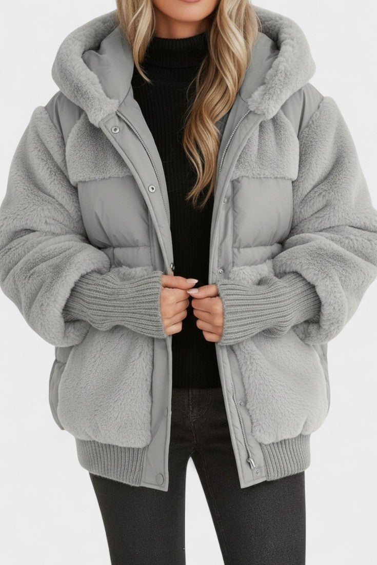 Lena | Luksuriøs dunjakke med hætte