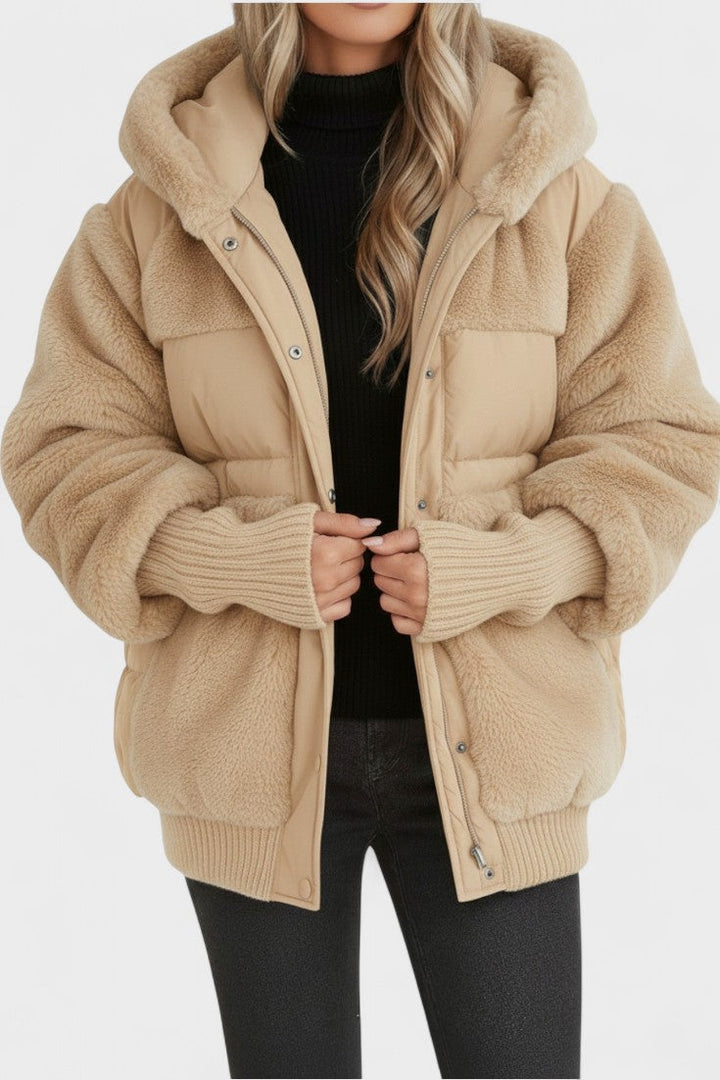 Lena | Luksuriøs dunjakke med hætte