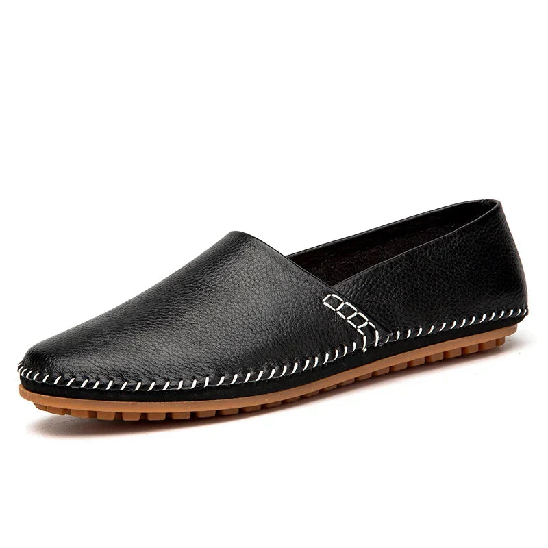 Lette Læder Slip-Ons