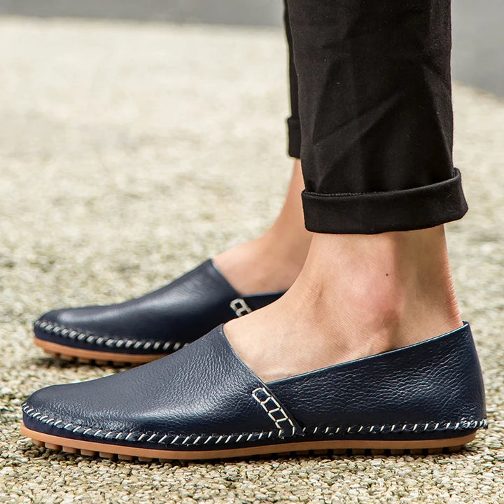 Lette Læder Slip-Ons
