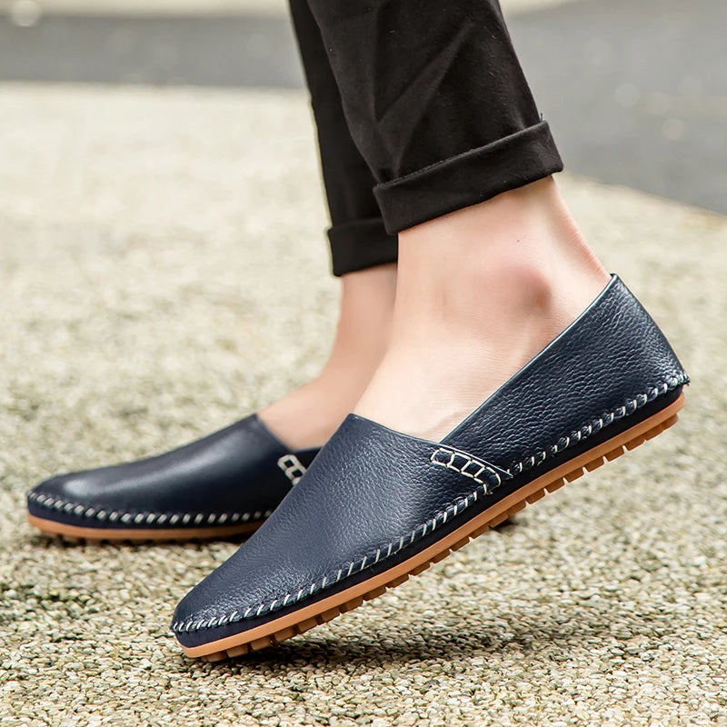 Lette Læder Slip-Ons