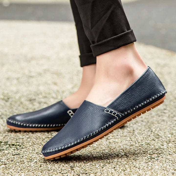Lette Læder Slip-Ons