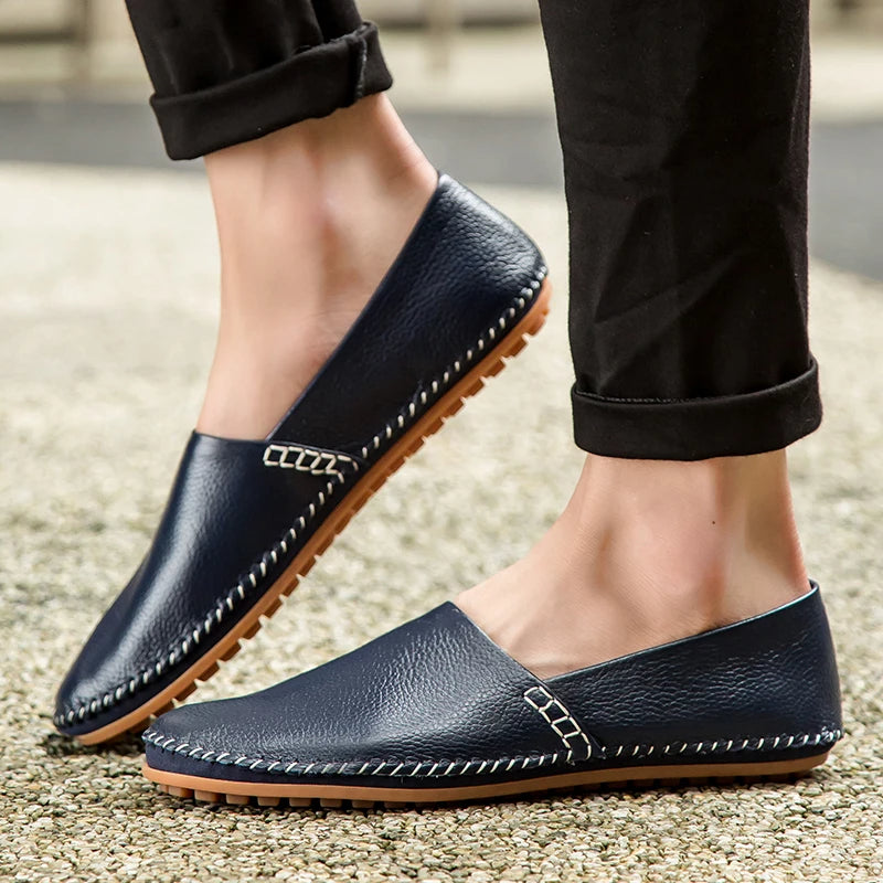 Lette Læder Slip-Ons