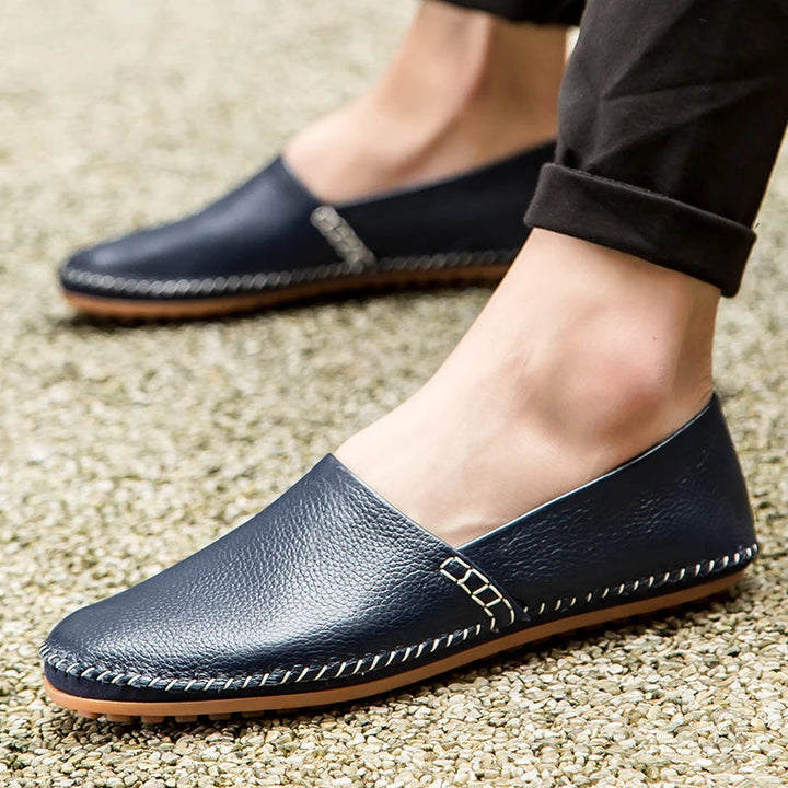 Lette Læder Slip-Ons