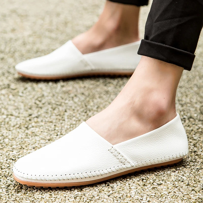 Lette Læder Slip-Ons