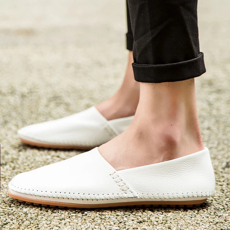 Lette Læder Slip-Ons