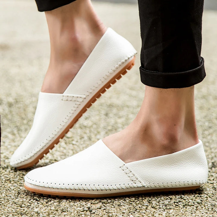 Lette Læder Slip-Ons