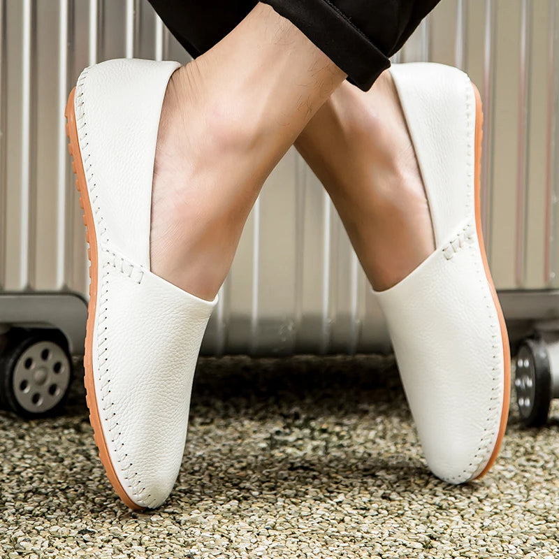 Lette Læder Slip-Ons