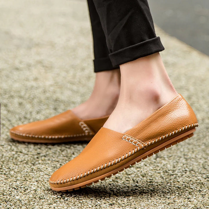 Lette Læder Slip-Ons