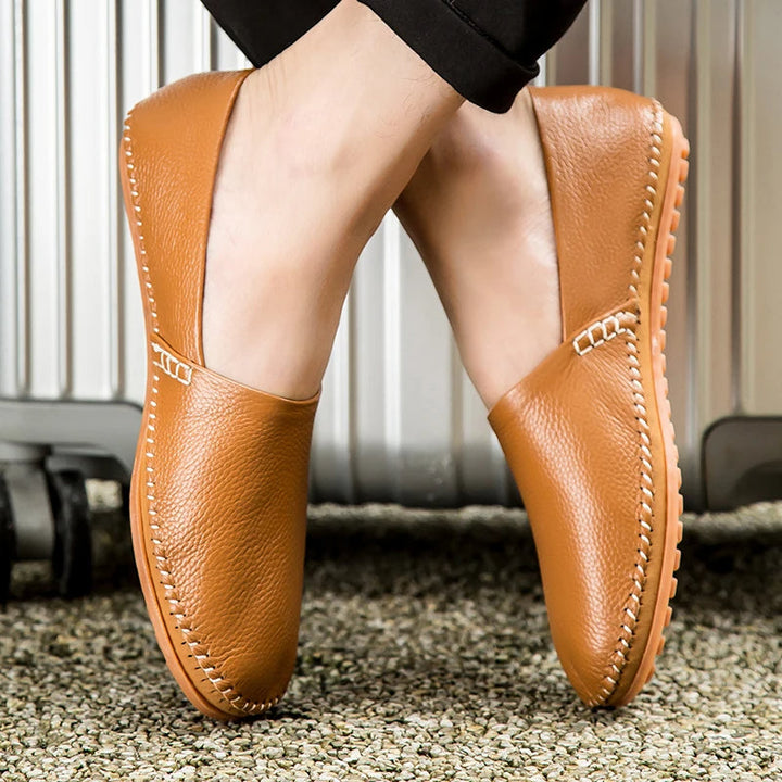 Lette Læder Slip-Ons