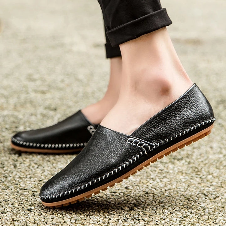 Lette Læder Slip-Ons