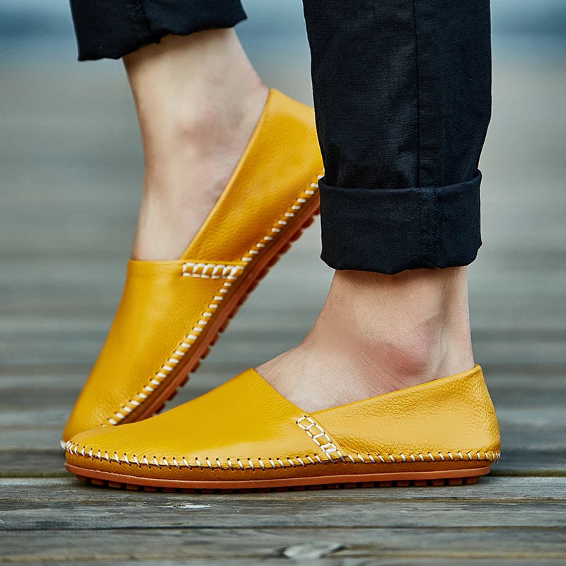 Lette Læder Slip-Ons