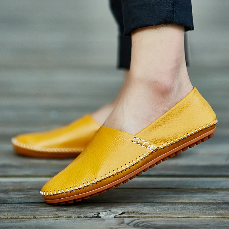 Lette Læder Slip-Ons
