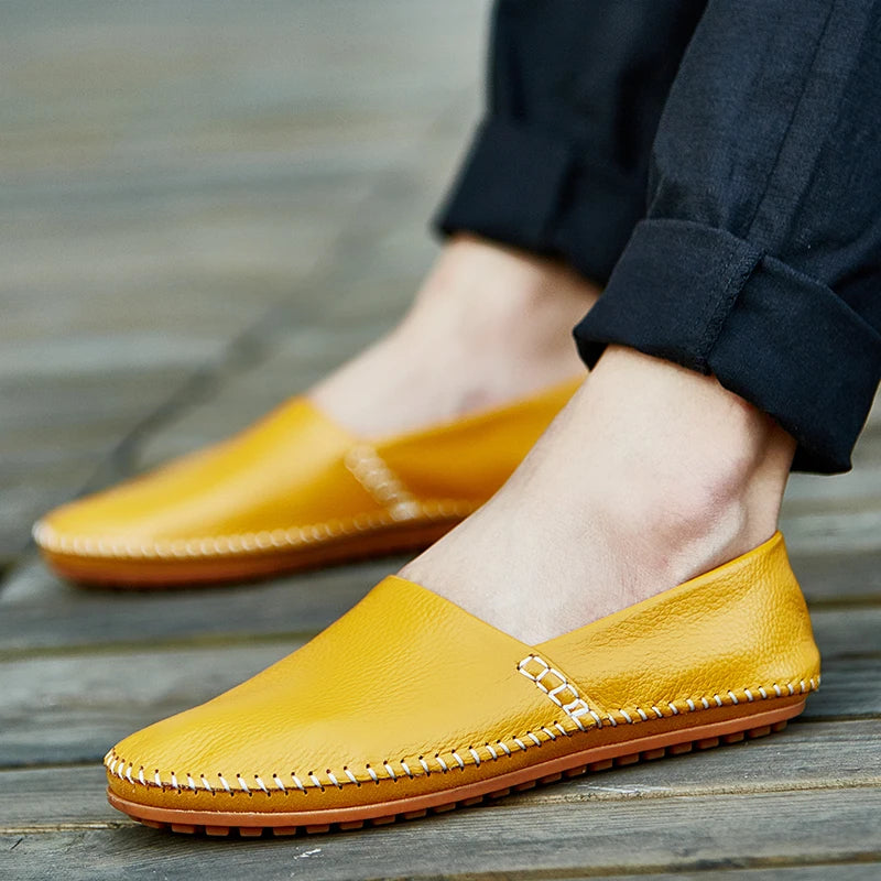Lette Læder Slip-Ons