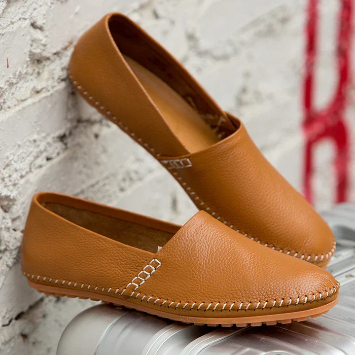 Lette Læder Slip-Ons