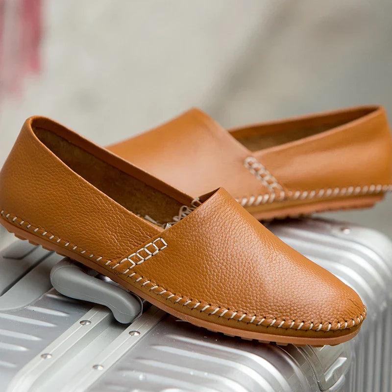 Lette Læder Slip-Ons