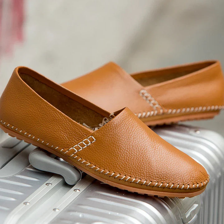 Lette Læder Slip-Ons
