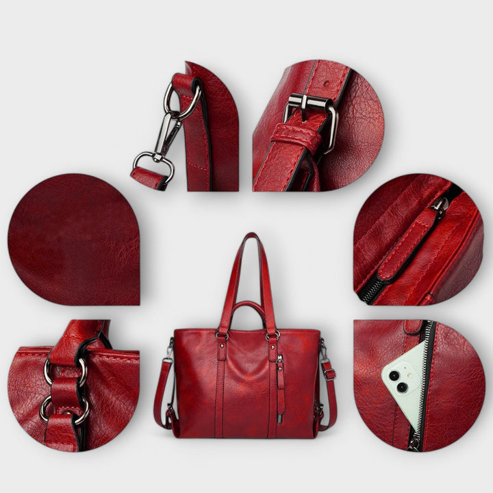 Olivia Leather Bag by Louise
