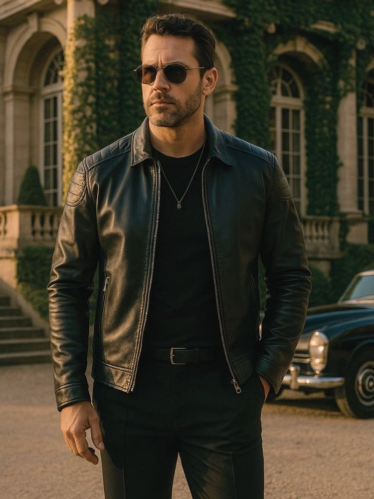 Luca | Kryds Læderjakke