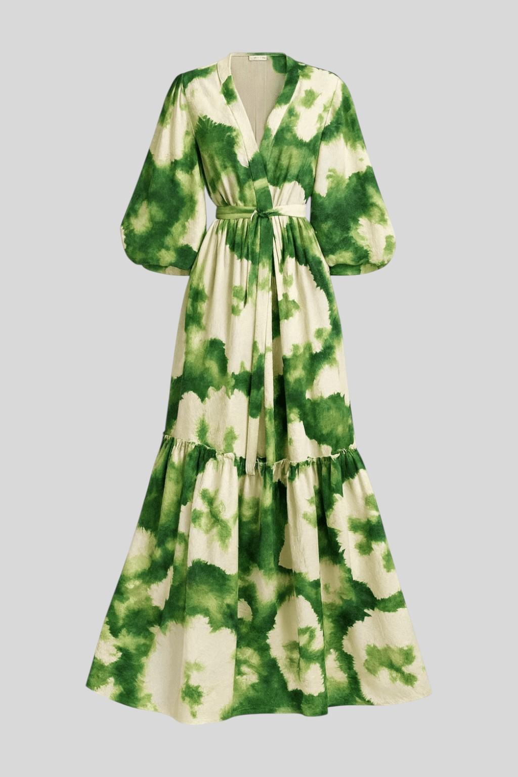 Luna | Blomstret Maxi Kjole