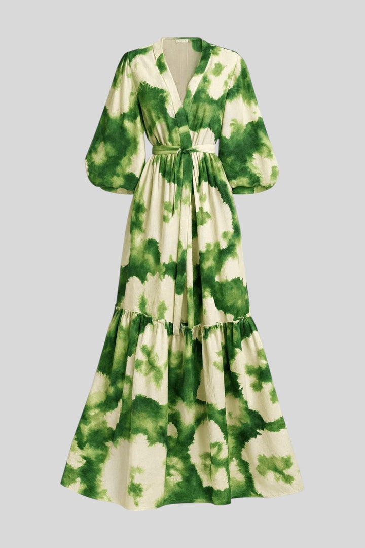 Luna | Blomstret Maxi Kjole