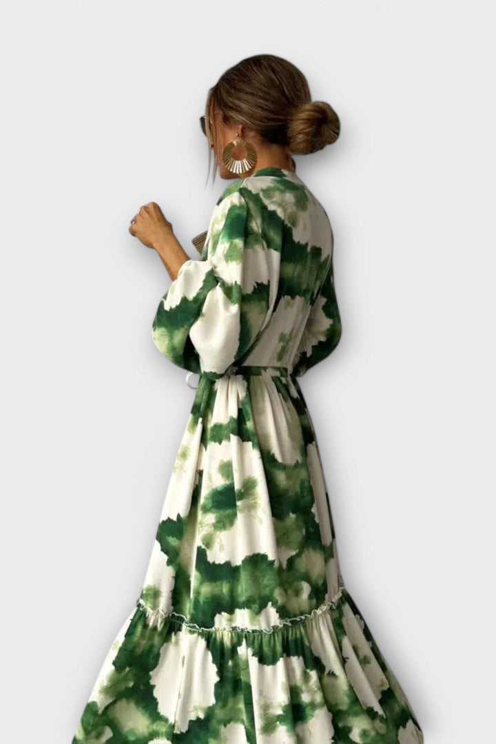 Luna | Blomstret Maxi Kjole