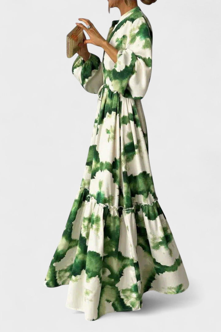 Luna | Blomstret Maxi Kjole