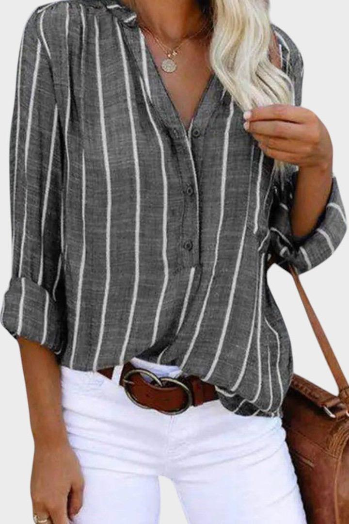 Luna | Striped Blouse