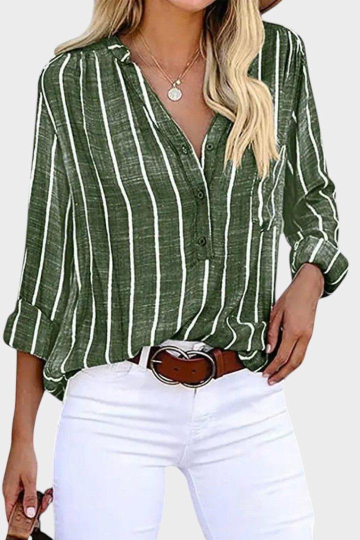 Luna | Striped Blouse