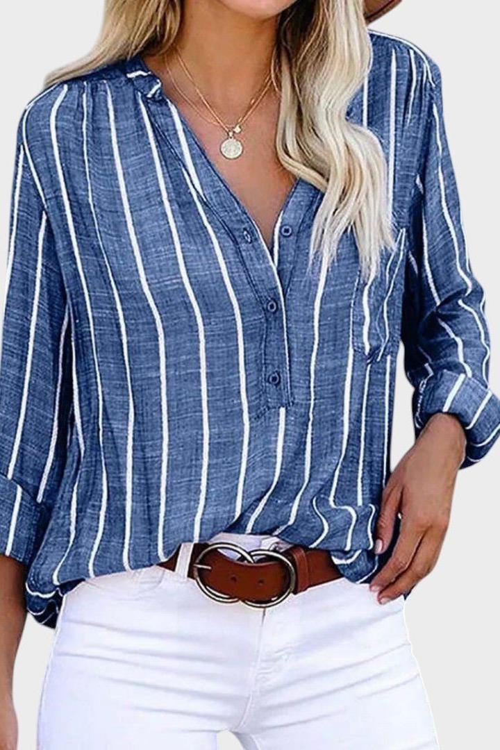 Luna | Striped Blouse