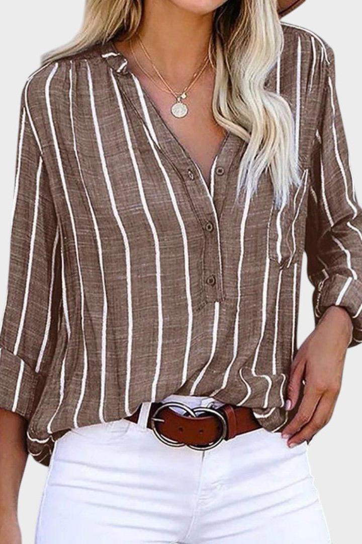 Luna | Striped Blouse