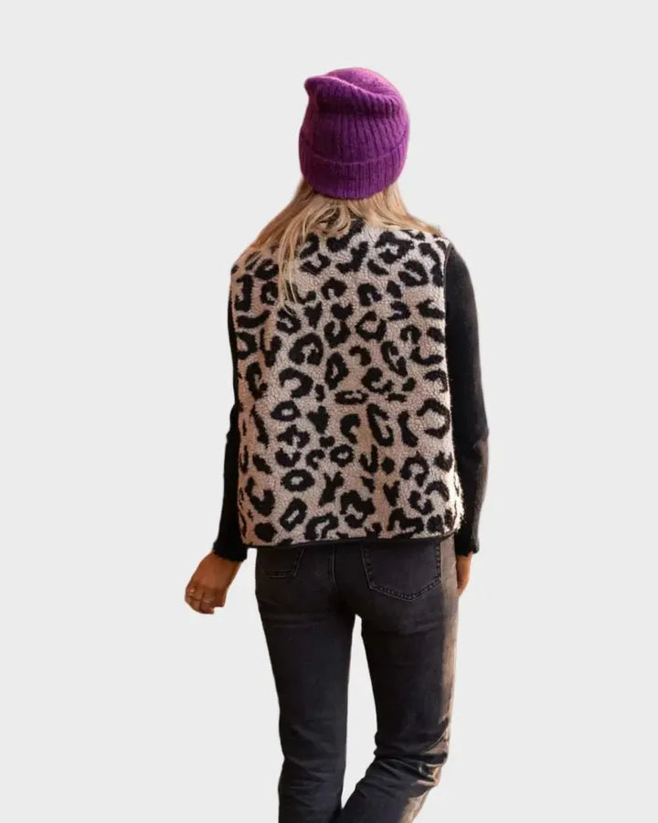 Maja | Leopard Print Vest