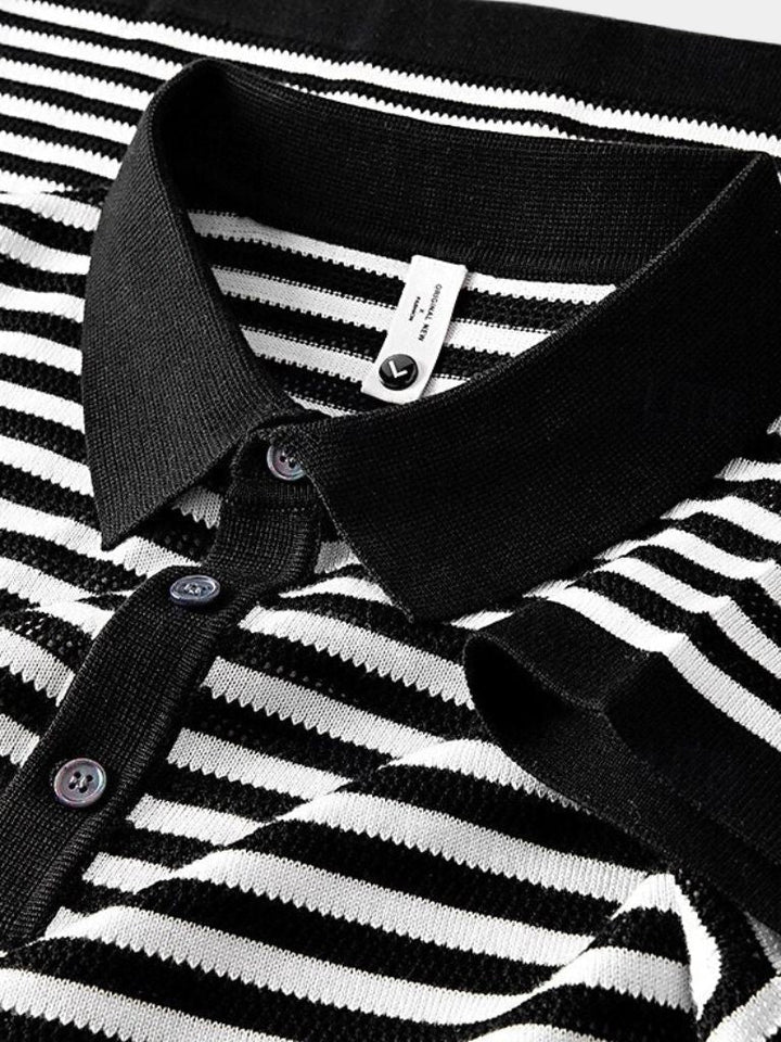 Malthe™ | Classic Striped Polo