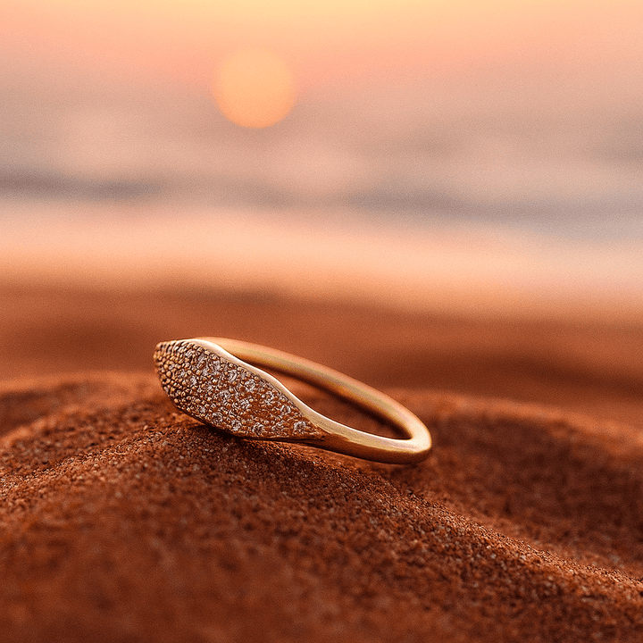 Marie | Zirkon Gold Ring