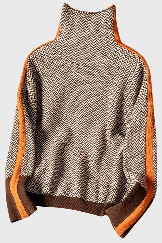 Marie | Rullekrave uldtrøje