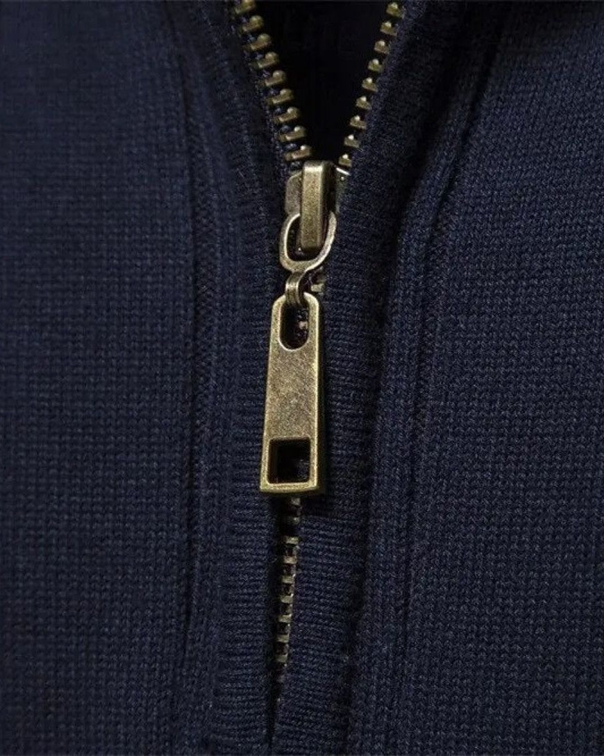 "Mikkel™ | Halvzip Bomuldstrøje" can be rewritten as "Mikkel™ | Half-Zip Cotton Sweater".