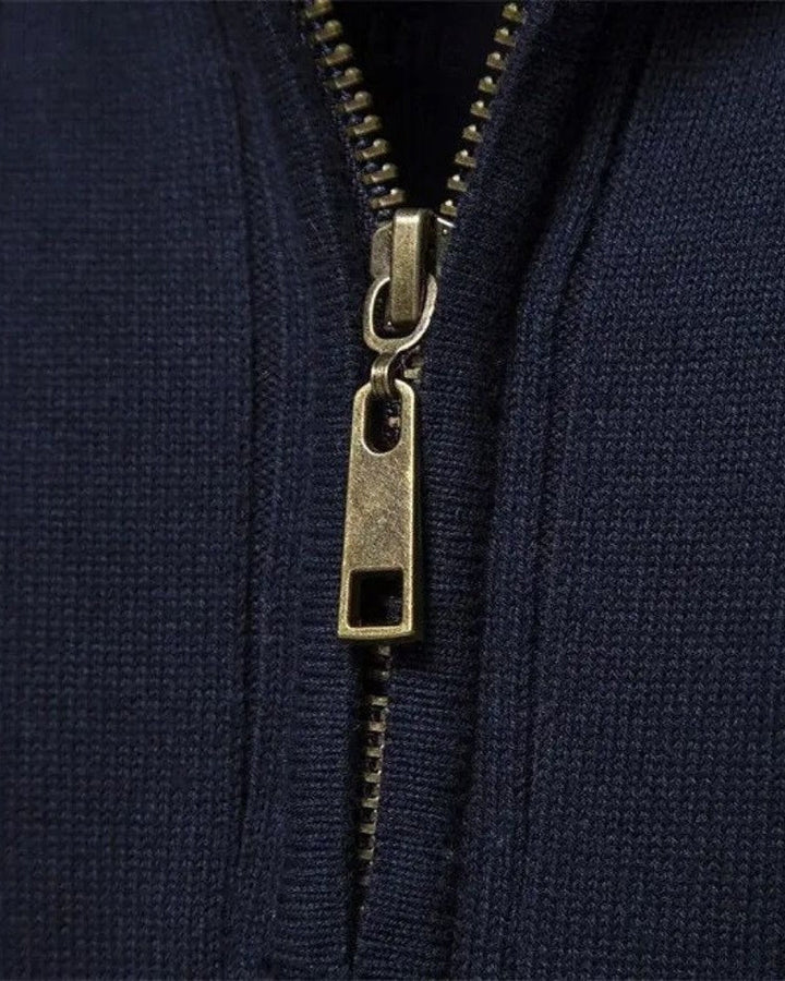 "Mikkel™ | Halvzip Bomuldstrøje" can be rewritten as "Mikkel™ | Half-Zip Cotton Sweater".