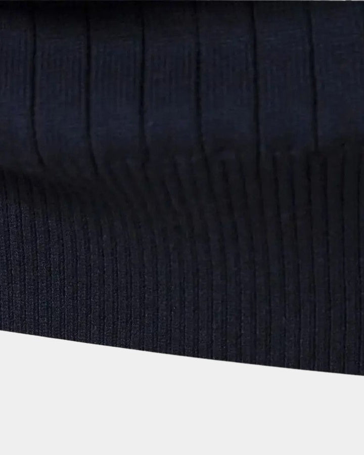 "Mikkel™ | Halvzip Bomuldstrøje" can be rewritten as "Mikkel™ | Half-Zip Cotton Sweater".