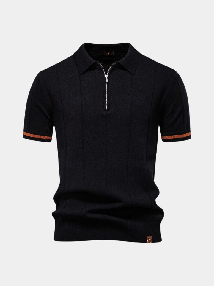 Mikkel™ | Luxe Royal Zip Polo
