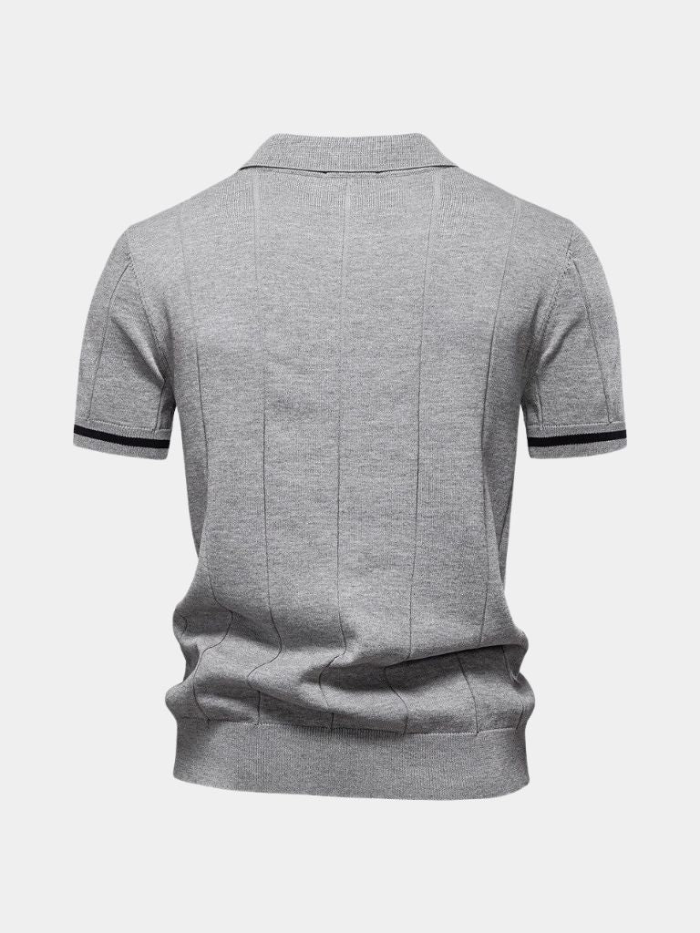 Mikkel™ | Luxe Royal Zip Polo