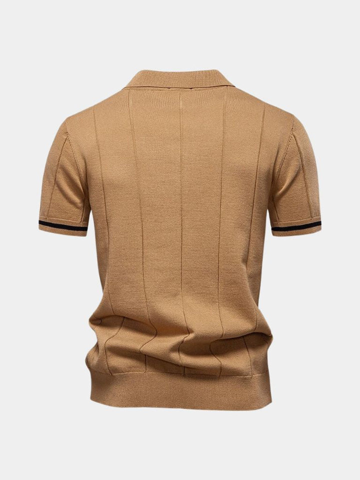 Mikkel™ | Luxe Royal Zip Polo